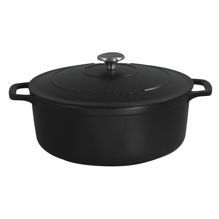 Paderno World Cuisine Cast Iron Enameled Cast Iron Round Dutch Oven